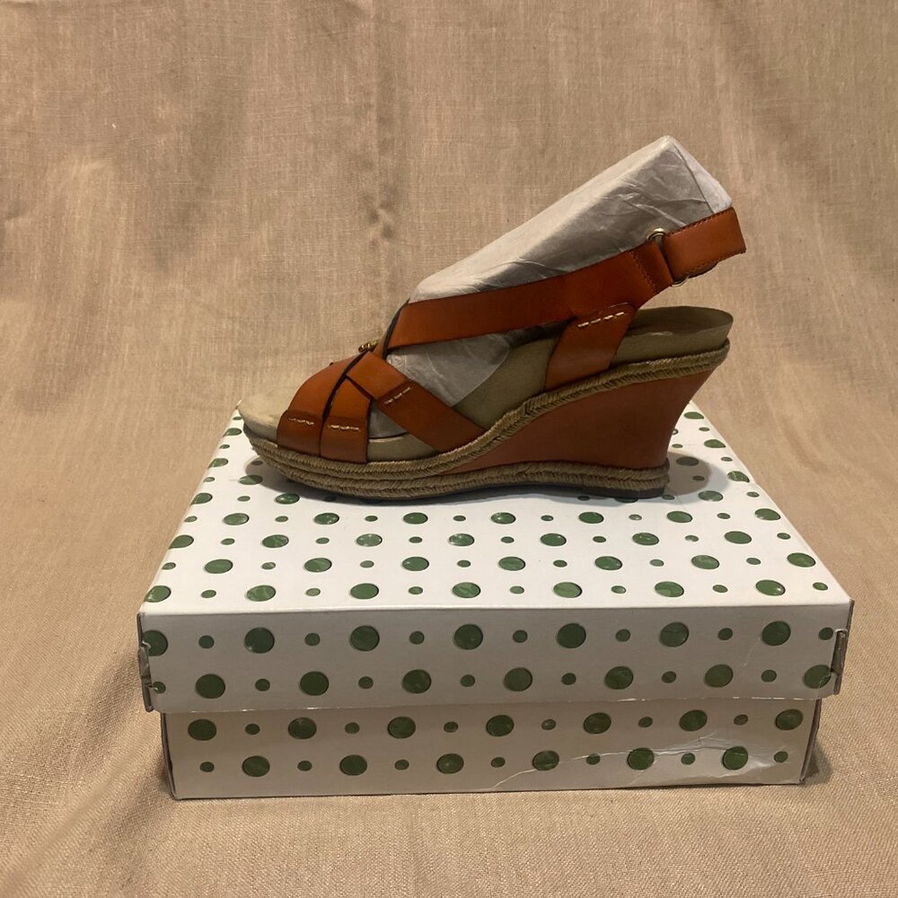 Earthies Brown Wedge Heel  |  NIB
